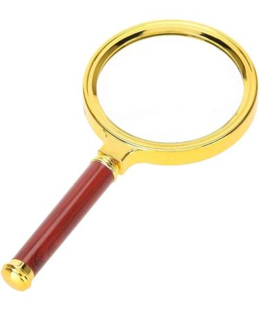 Portable Magnifier for Old Portable Magnifier 10X Magnifier with Detachable Wooden Handle for Reading Jewelry Small Gift - Buy Online on GoSupps.com