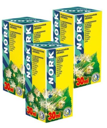 Nork Phyto Concentrate - Pack of 3 - 21 Day Course - Natural Herbal Extracts - Effective Stomach Health - Hyperacidity - Heartburn, Stomach Ulcer, Gastritis