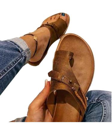 Orthopedic Bunion Corrector Sandals - Summer Sandals for Women, Size 42 EU, Black - Buy Online on GoSupps.com