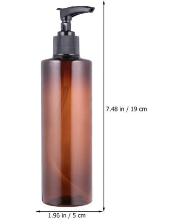 Beaupretty 6Pcs 250ml Soap Dispenser Pump Bottles Travel Empty Lotion Pump Bottle Refillable Bottle for Liquid Soap Lotions Shampoo (Brown Body Random Pump Head) - Buy Online on GoSupps.com