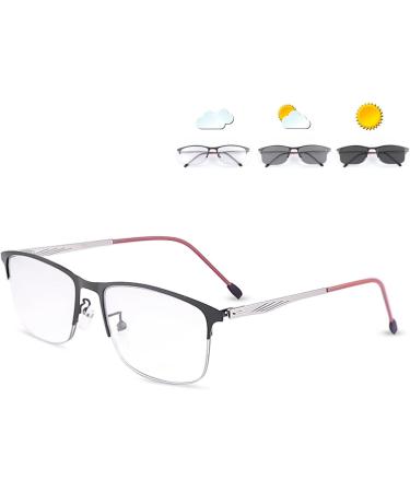 Buy Ljimi Photochrome Progressive Multifocus Reading Sunglasses - UV Protection Multifocal Transition Sun Readers - Black 1.5X - International Shipping Available - Buy Online on GoSupps.com