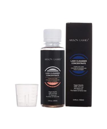 Eyelash cleaning concentrate 100ml Professional eyelash extension shampoo natural foaming cleaner for eyelash extensions (ICE CREAM) 100ml-ICRAM