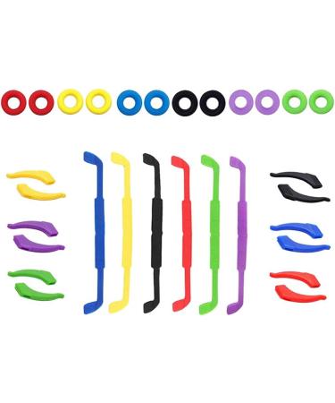 Fenteer Glasses Straps Ear Grips Hooks - Eyeglass Holder Set (12 Pairs + 6 Pcs) - International Shipping Available - Buy Online on GoSupps.com