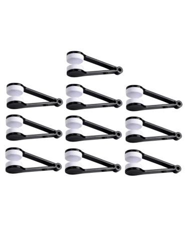 FRCOLOR 10pcs Cleaning Clip Clips for Cleaning Glass Eyeglass Cleaner Cleaner Eyeglasses Cleaning Brush Cleaning Tools Lens Cloth