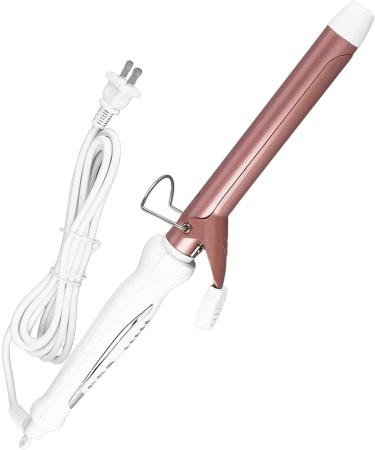 Rosvola Hair Curling Wand Adjustable Temperature Curling Iron Portable Multifunctional for Home Travel (Rose Gold) - Buy Online on GoSupps.com