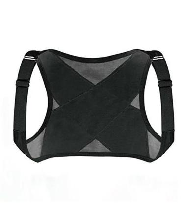 ZUIAI Adjustable Shoulder Back Support Posture Corrector Belt Waist Correction Invisible Female(L) Large B