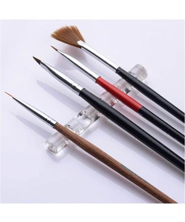 Buy Nail Art Brush Holder | Acrylic Nail Gel Polish Brush Stand for DIY Manicure | Nail Art Painting Pen Rack - International Shipping Available - Buy Online on GoSupps.com