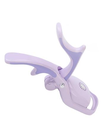 Qukaim Fast Charging Heated Eyelash Curlers Electric Heated Eyelash Curler 3 Temperature Settings Rechargeable Portable Long-Lasting Purple