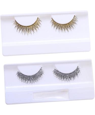 FRCOLOR Cosplay Eyelashes shiny long thick cross false eyelash cross fake lashes women fake eyelash Glitter powder Fake Cosplay Lashes - Buy Online on GoSupps.com