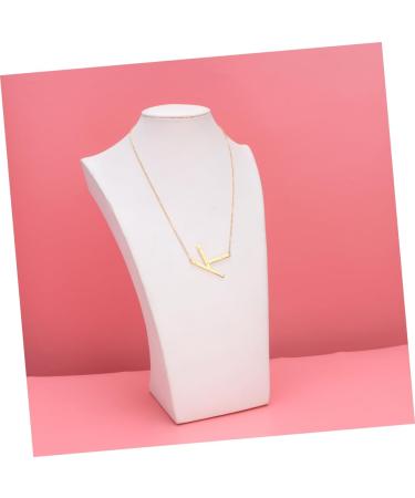 Big Letter Rhinestone Stuffers Steel Stocking Neck G Letters Stainless Chain Name Ladies Script Size 1 Golden - Buy Online on GoSupps.com