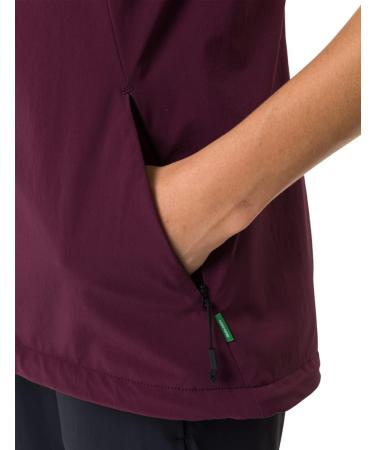VAUDE Women's Yaras Vest 40 in Cassis - Eco-Friendly Outdoor Vest for Women | International Shipping Available - Buy Online on GoSupps.com