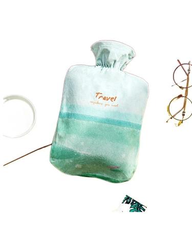 MAIES heat bottles of water bags knitted embroidery thickened warm stimulus explosed water injection heat bag Large 2-liter heat bottle