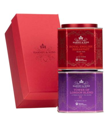 Harney & Sons HRP Royal Duo Gift of Tea, with English Breakfast and Tower of London