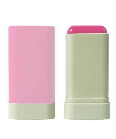 Makeup Blush Stick 19g Cream Cheek Lip Makeup Blush Stick Long Lasting Waterproof Multi-Purpose Blush Stick Suitable for All Skin Tones Buildable Blush Stick for Girls Eye Lip Face Women Females