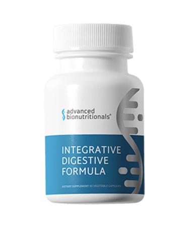 Advanced Bionutritionals Integrative Digestive Formula, Support Healthy Digestion with Ginger Root, Natural Digestive Relief for Heartburn, Bloating, Constipation, Diarrhea, Non GMO (60 Tablets)