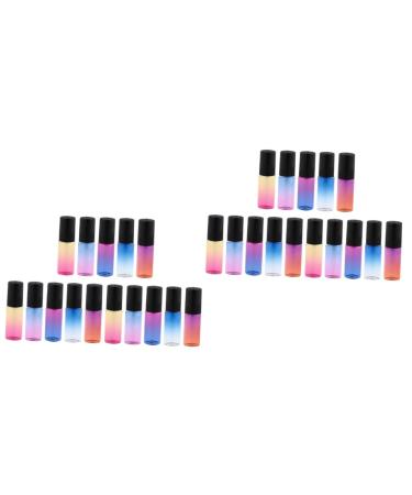 FRCOLOR 30 Pcs Perfume Roller Bottles Aromatherapy Roller Bottles Travel Size Bottles Roller Ball Bottles Clear Roller Bottles Perfume Bottle Small Travel Bottles Small Sample Bottles