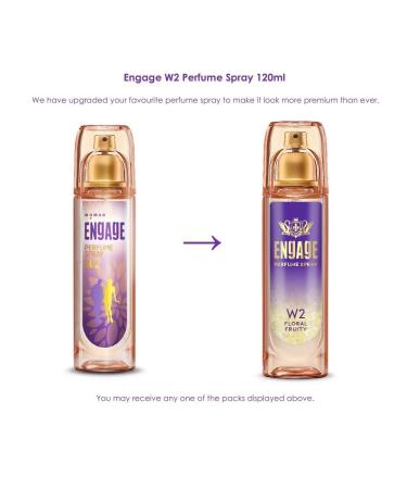 E../ngage W2 Perfume Spray For Women Floral and Fruity Skin Friendly 120ml - Buy Online on GoSupps.com