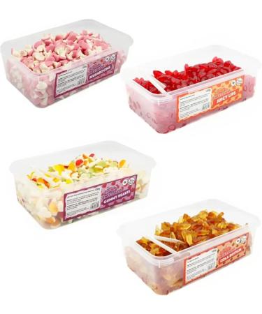 Crazy Candy Factory Sweetshop Flavoured Gummy Sweet Tub 1kg | Pick Any Your Favourite Type - Buy Online on GoSupps.com