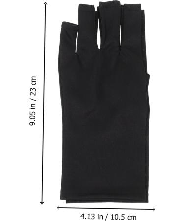 minkissy 2 Pairs Gloves Nail Dryers Nail Art Accessories Nail Polish Dryer Nail Lamp Dryer Gloves Fingerless Anti Uv Glove Nail Uv Shield Gloves Anti-uv Gloves Uv Hand Gloves - Buy Online on GoSupps.com