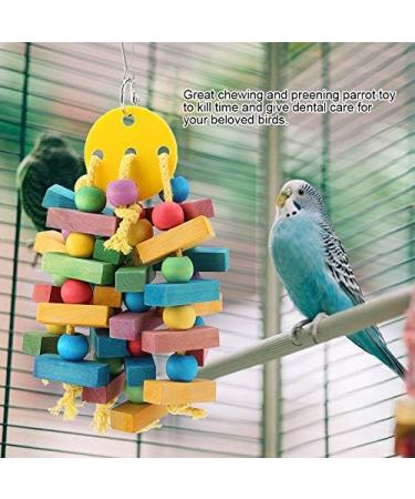 Buy Parrot Toy - Hanging Wooden Swing for Parrots & Birds | Durable & Fun Bird Toys - Buy Online on GoSupps.com
