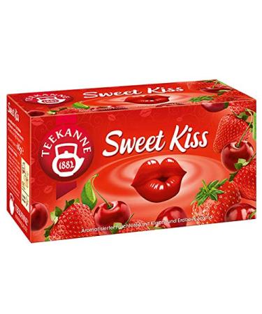 Teekanne Sweet Kiss mit Kirsche-Erdbeer-Aroma - 1 x 60 g by Teekanne