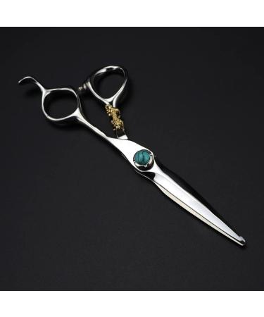 Hair Cutting Scissors 6 Inch Professional JP440c Steel Green Gem Hair Scissors Cutting Barber Tools Tiger Haircut Thinning Shears Hairdresser Scissors Set - Buy Online on GoSupps.com