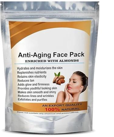 JEVR Anti-Aging Face Pack Enriched with Almonds to Hydrate Skin Smooth Radiant | Reduces Wrinkles and Fine Lines 227g
