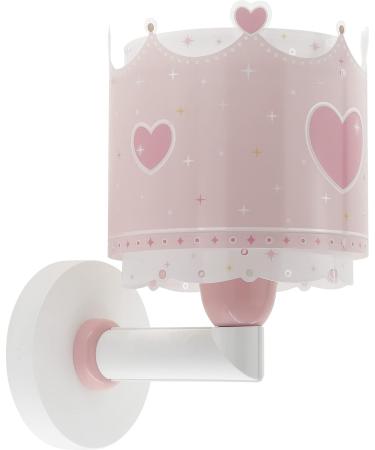 Dalber children's wall lamp children's room children's lamp wall light Little Queen crown pink 61109 E27
