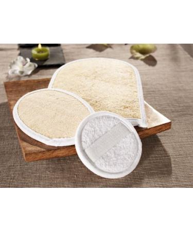 Shop 3 x Loofah Gloves - Exfoliating Massage Sponge for Wellness & Skin Peeling | International Shipping Available - Buy Online on GoSupps.com