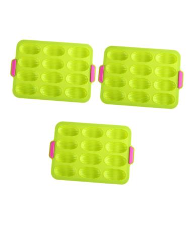 3 Pcs Silicone Cake Mold Bread Silica Gel Baking Pan