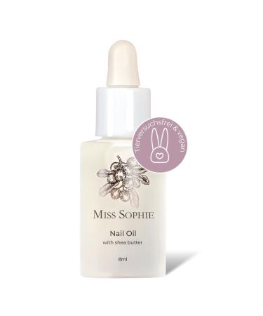 Miss Sophie Nail Oil I nail oil with shea butter & high -quality vegetable oils I for cuticle & nail plate i treatment for dry cuticles I Nail care for moisture I premium quality