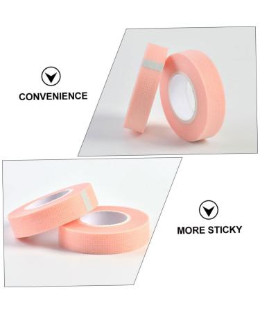 Beavorty Eyelash Tape - 5 Rolls Non-Woven Elastic Eye Patch for Lash Extensions & Hair Care | Pink Adhesive Fabric - Buy Online on GoSupps.com