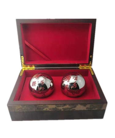 Dixinla Baoding Fitness Ball Baoding Iron Ball Cloisonne Carved Poetry Health Care Handball Fitness Ball Old Gift Chinese Ball