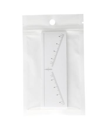 Dtaigou Eyebrow Stencils 25pcs Ruler Eyebrow Stencils Eyebrow Ruler Stencils Eye Shaper for Women Eye Positioning Stickers for Women