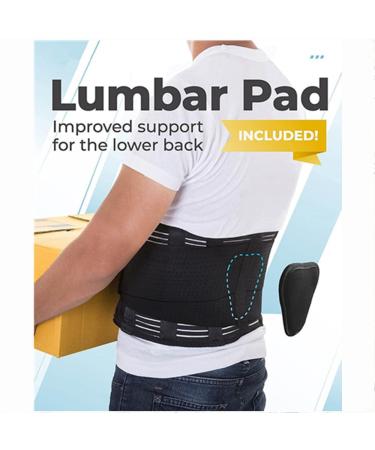 Buy XX-Large Medical Lumbar Support Belt for Disc Protrusion & Muscle Strain Relief - Optimal Posture & Pain Relief Anytime Anywhere - Buy Online on GoSupps.com