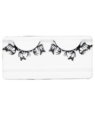 EMILYSTORES Deers and Butterfly Fashion Black Paper Lashes False Eyelashes 1 Pair 1 Count (Pack of 1)