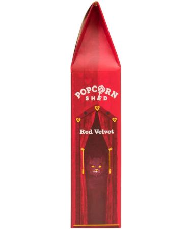 Popcorn Shed Red Velvet Gourmet Popcorn Gift Box - Gluten Free & Vegetarian Movie Night Snack - 160g (Pack of 1) - Buy Online on GoSupps.com