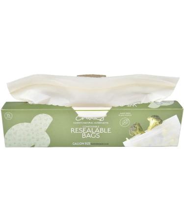 Earth's Natural Alternative Compostable Resealable Gallon Bags - 50 Count - Buy Online on GoSupps.com