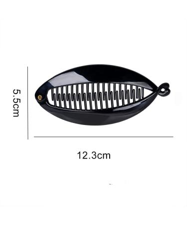 2pcs Fish Shape Banana Hair Clips - Stylish Hair Accessories for Women & Girls (Random Colors) - International Shipping - Buy Online on GoSupps.com