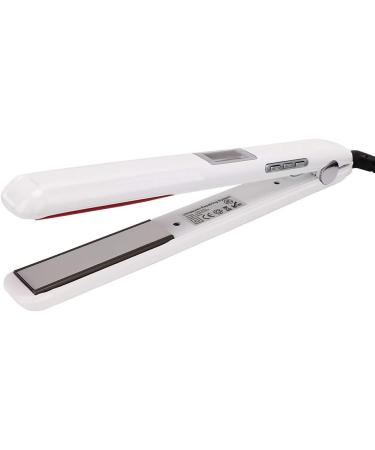 Professional Curling Iron with Infrared Panel | Hair Protection & Efficient Straightening | White EU Plug 110-240V - Buy Online on GoSupps.com