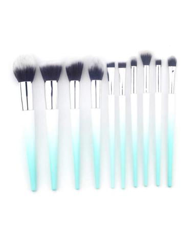 Makeup Brushes Set Makeup Contour Blush Foundation Powder Eyeshadow Brush Set Gradually Changing Color Brush Blue