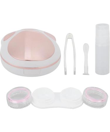 EVSCAN Cartoon Potted Contact Lens Container - Pink - Lightweight & Portable for Travel - Mirror Look Design - Buy Online on GoSupps.com