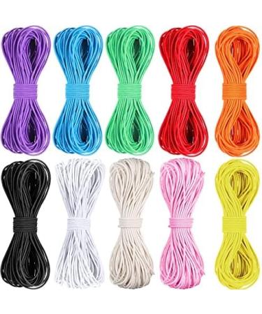 131 Yards Multicolor Beading Elastic Cord 1mm for Jewelry Making - Stretch Elastic Cording for Sewing and Bracelets - Bright Colors - Buy Online on GoSupps.com