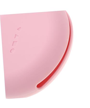 Silicone Makeup Puff Holder - Travel Cosmetic Box for Makeup Sponges (7.5x7.5x2 cm) - Pink - Buy Online on GoSupps.com