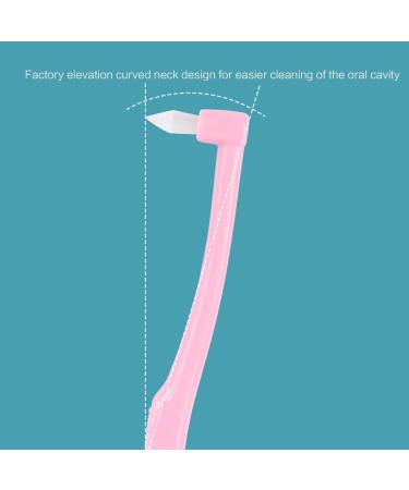 Pointed Soft Bristle Toothbrush for Teeth Correction | Dental Interdental Brush | Clean Interdental Spaces | Blue Crew Cut Design - Buy Online on GoSupps.com