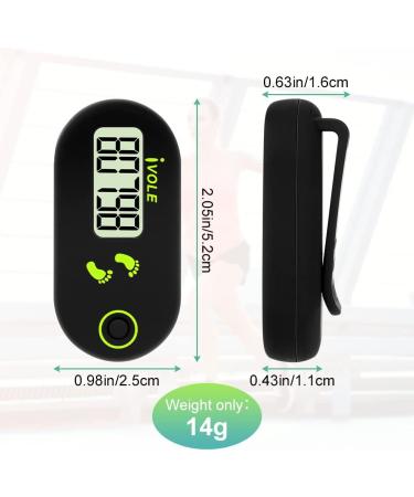 Flintronic 3D Pedometer - Mini Step Counter for Walking Sports & Fitness | Accurate Clip-On Design for Seniors & Kids - Buy Online on GoSupps.com