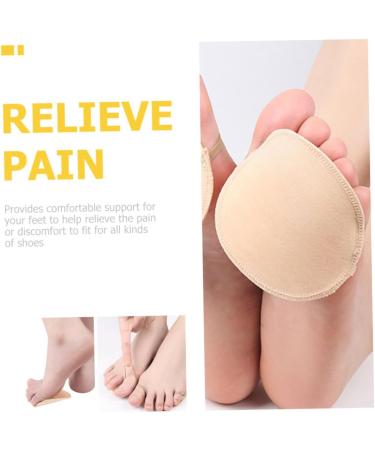 2 Pairs Forefoot Pad Invisible Socks for High Heels | Pain Relief & Cushioning | Cotton Absorb Sweat - Women's Toe Socks - Buy Online on GoSupps.com