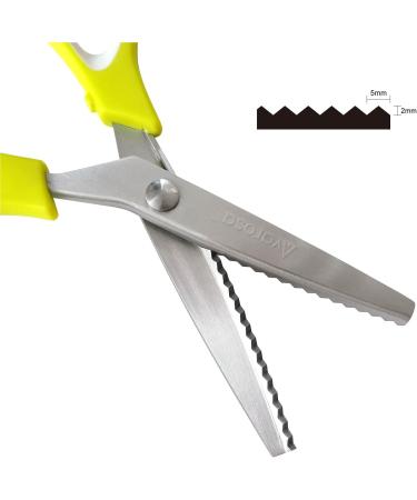 Pinking Shears for Fabric Pinking Sewing Fabric shears Zig Zag Sewing scissors  Heavy Duty  Sharp and Durable Blade  Nice Clean Cutting  Comfortable Grip  Easy to Use  9.5'' - Buy Online on GoSupps.com