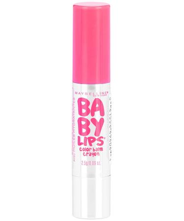 Maybelline Baby Lips Color Balm Crayon Pink Smooch 0.09 oz - Long-Lasting Lip Color - Buy Online on GoSupps.com