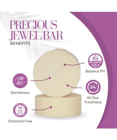 DorNee' Precious Jewel Yoni Soap 5 oz - Gentle Feminine Hygiene Cleansing Bar - Cold Pressed, Fragrance-Free, pH Balanced Formula for Women - Buy Online on GoSupps.com